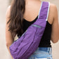 Nylon Packable Sling Bag