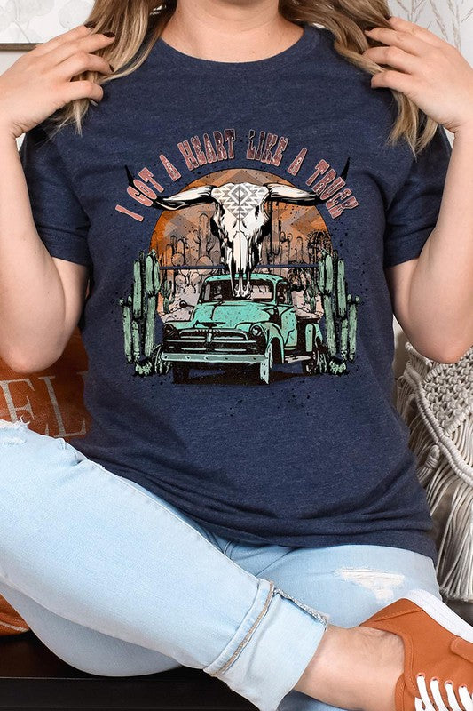 I Got a Heart like a truck Tee