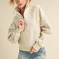 Dove Funnel Neck Half Zip