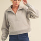 Dove Funnel Neck Half Zip