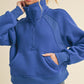 Dove Funnel Neck Half Zip