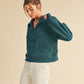 Dove Funnel Neck Half Zip