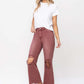 90's Vintage High Rise Crop Flare Jeans