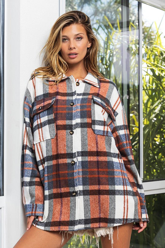 Molly Flannel Button Down