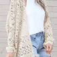 Crochet Dolman Knit Sleeve Cardigan