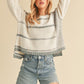 Mona Knit Stripe Pullover Sweater