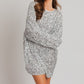 Long Sleeve Sequin Mini Dress