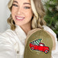 Chenille Christmas Vintage Truck Hat