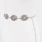 Textured Concho Western Chain Belt