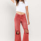 90s Vintage Crop Flare Jeans