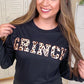 Leopard Ideal Chenille Grinch Long Sleeve T-Shirt