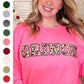 Leopard Ideal Chenille Grinch Graphic Sweatshirt