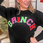 Soft Ideal Chenille Grinch Graphic Sweatshirt