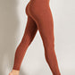 Rib Brushed Hi Waist Full Yoga Pants