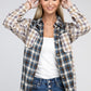 Plaid Patchwork Pockets Shirt