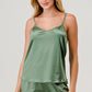 Plus Satin Tank Top