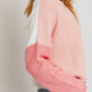 Color Block Oversize Sweater