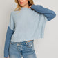 Color Block Oversize Sweater