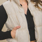 High Neck Puffer Vest