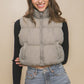 High Neck Puffer Vest