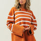 Melanie Ribbed Hem Stripe Sweater