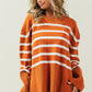 Melanie Ribbed Hem Stripe Sweater