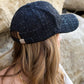 Tweed Sparkle Ball Cap