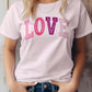 LOVE, Valentine Graphic Tee