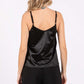 Plus Satin Tank Top