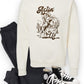 Actin Up Cowgirl Graphic Crew Sweatshirt