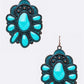 Squash Blossom Western Enamel Earrings