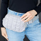 Anya Quilted Puffer Sling Belt Fanny Bum Bag