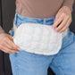 Anya Quilted Puffer Sling Belt Fanny Bum Bag