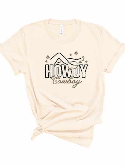 Howdy Cowboy Graphic Tee