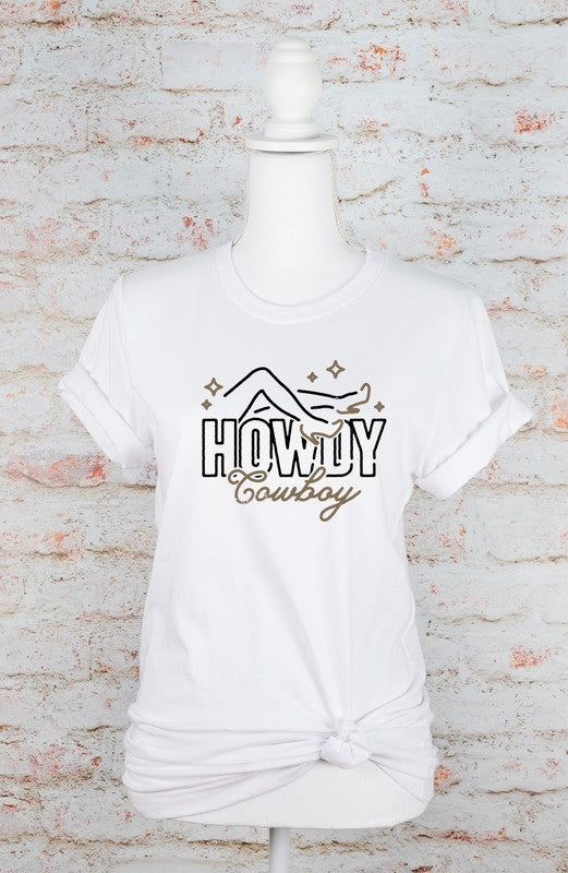 Howdy Cowboy Graphic Tee