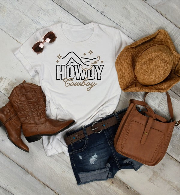 Howdy Cowboy Graphic Tee