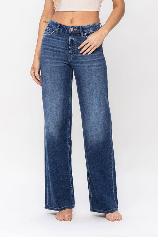 High Rise Loose Fit Jeans