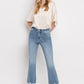 High Rise Crop Flare Jeans