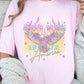 Free Bird Retro Neon Summer Graphic Tee