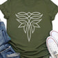 Western Boot Stitch Graphic T Shirts