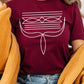 Western Boot Stitch Graphic T Shirts