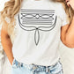 Western Boot Stitch Graphic T Shirts