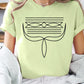 Western Boot Stitch Graphic T Shirts