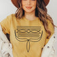 Western Boot Stitch Graphic T Shirts