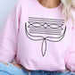 Western Boot Stitch Graphic Fleece Sweatshirts