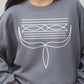 Western Boot Stitch Graphic Fleece Sweatshirts