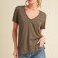 Zoie V-Neck Short Sleeve Top