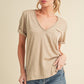 Zoie V-Neck Short Sleeve Top