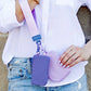 Clippable Dual Pouch Wristlet