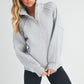 Long Dove Funnel Neck Half Long Zip